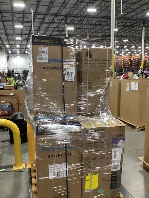 1 Pallet - 9 Pcs - Air Conditioners - Mixed Conditions - LG, Keystone, JHS, Honeywell