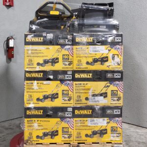 DEWALT MOWERS PALLET (NO BATTERIES) - LOT ID: 250424 - AS-IS Untested Customer Returns