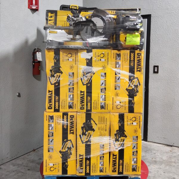 DEWALT PRESSURE WASHERS & MORE PALLET - LOT ID: 081024 - AS-IS Untested Customer Returns