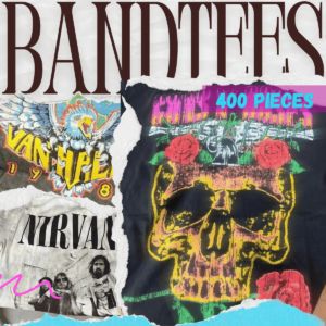 Modern Band Tees Assorted Wholesale Pallet